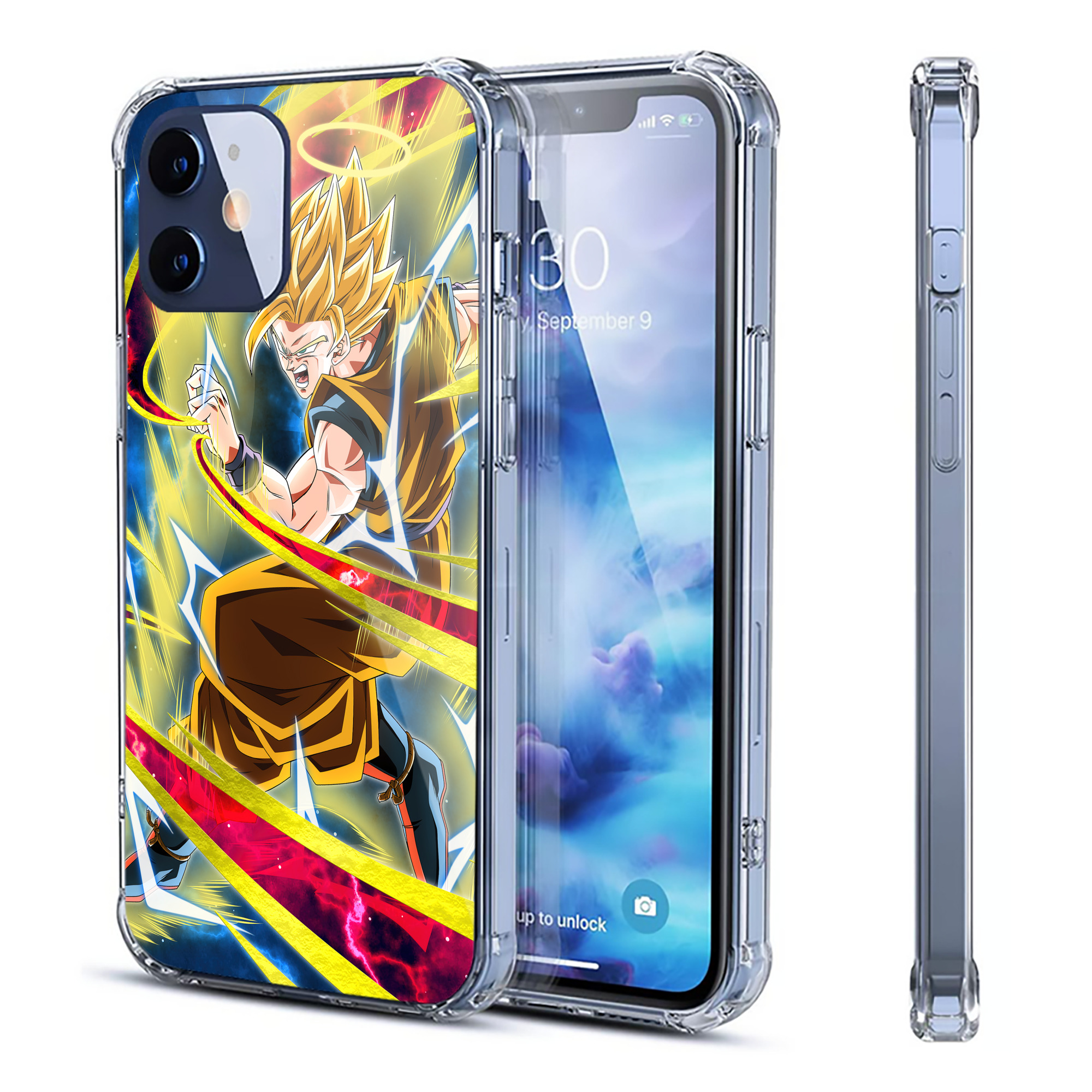 （画像用） ドラゴンボール DRAGON BALL 【iPhone 12シリーズ対応】透明スマホケース（クリアソフトケース）